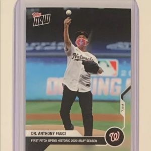 Fauci 2020 Topps Now Baseball Card - Investment
